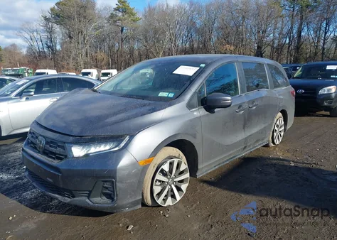 2025 Honda Odyssey Ex-L z USA, uszkodzony, nr VIN 5FNRL6H69SB029995